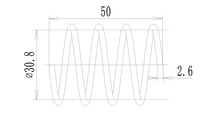 壓縮彈簧3尺寸