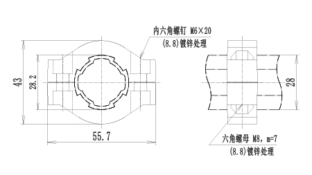 強力定位座尺寸