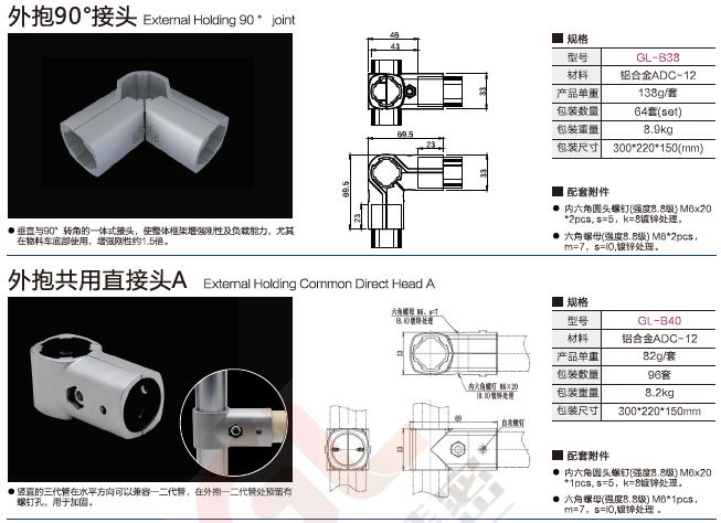 第三代精益管連接件規(guī)格19