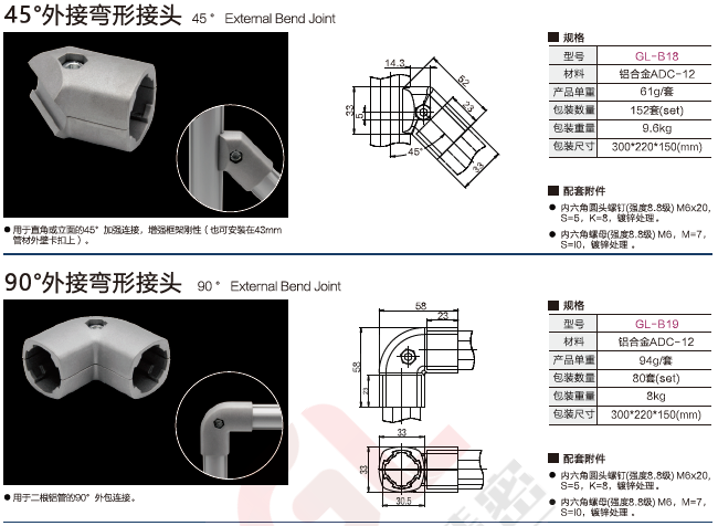 第三代精益管連接件規(guī)格9